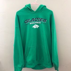 Gildan Wolfpack glacier hoodie - size xl.